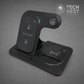 3 in 1 Fast Charging station, Foldable, for IPhone, Apple Watch,  Airpods