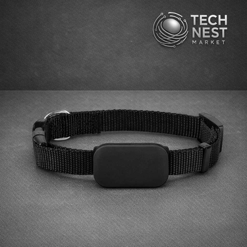Pet GPS Tracker with Adjustable Collar for Dogs & Cats