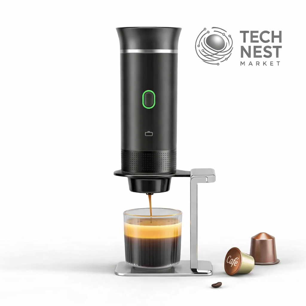 Portable Wireless Espresso Coffee Machine Autoheating.