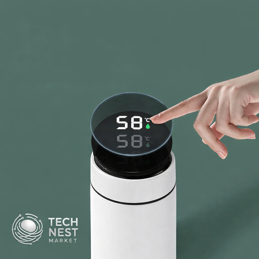 Smart Digital Water Bottle Keeps Cold And Heat, Thermal Bottle Stainless Steel