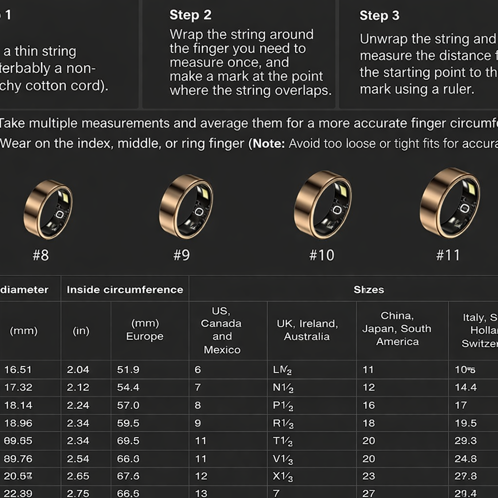 Smart ring, sleep tracking, motion monitoring, compatible with iPhone and Android, smart gift, suitable for women and men