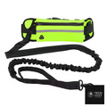 Hands Free Dog Leash for Running Walking Reflective Leash with Waist Elastic Belt Bag Retractable